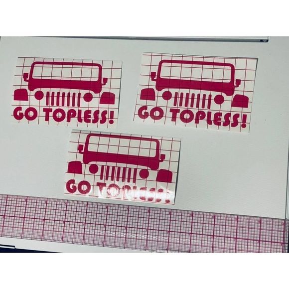 Go Topless Jeep Decal - Picture 6 of 9
